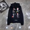 8139 CHROME HEARTS 2025 New Spring and Autumn Plus-size Thin Style Classic Style Logo Zipper Hooded Sweatshirt for Couples