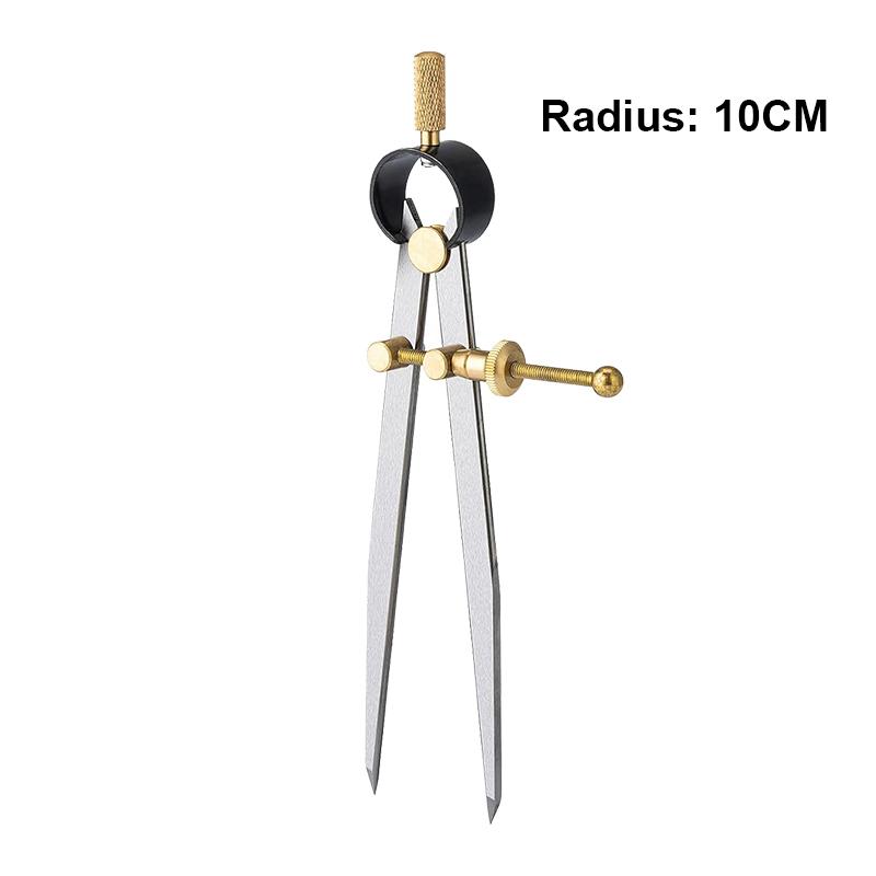 Регулируемый кожаный кромкогибочный станок своими руками, кожаный вращающийся циркуль для деревообработки, чертежный разделитель крыла, радиус штангенциркуля 10-20 м