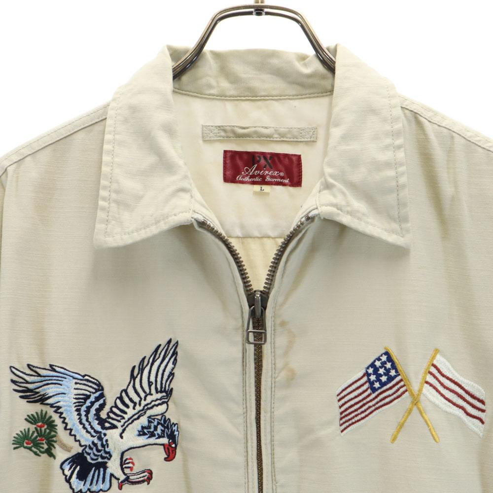 AVIREX Куртка на молнии L Серо-бежевая Женская Б/у