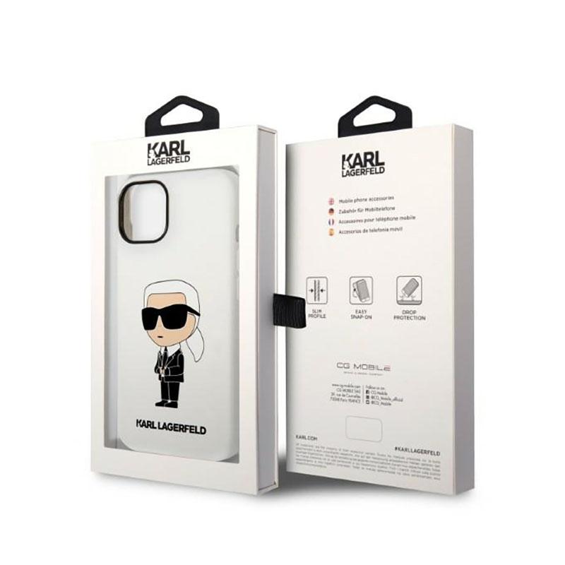 Karl Lagerfeld Silicone Nft Ikonik - Etui Iphone 14 Plus (Biały)