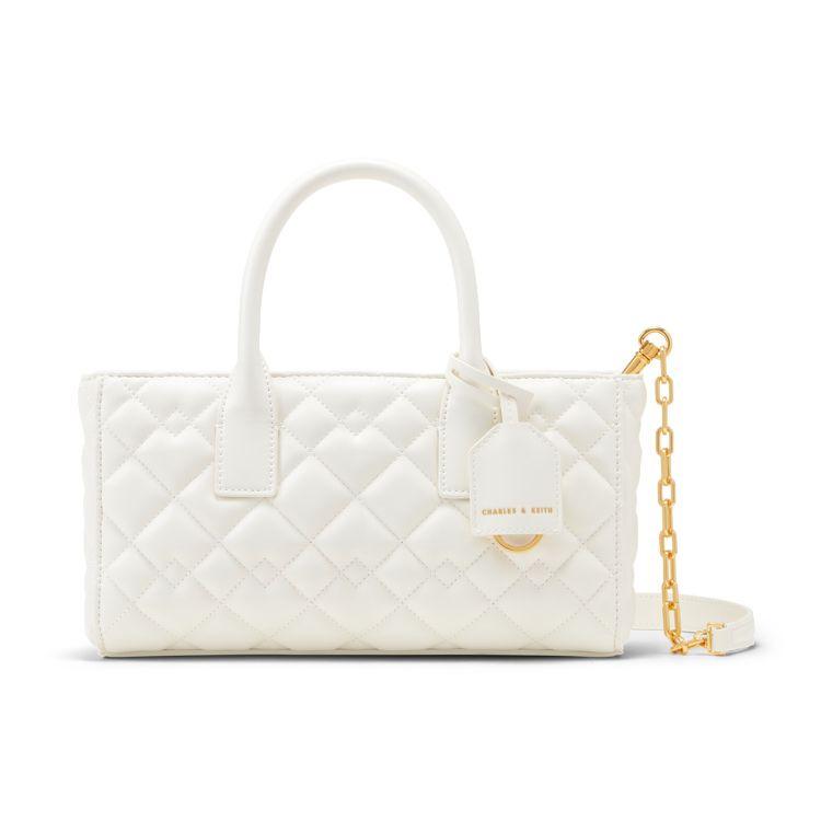 Charles & Keith Quilted Chain Crossbody Bag Women Shoulder Bag CK2-31220013