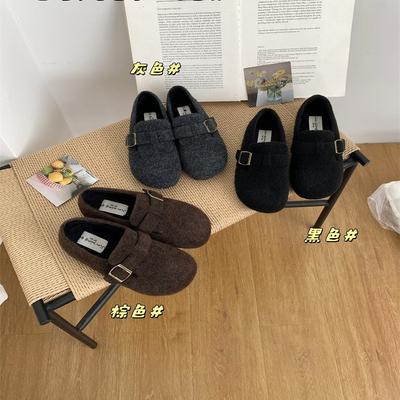 Место~ Мать винограда, тот же стиль теплый и нагроможденный, внутренняя высота увеличивается, а внешние волосы осенью носят женские туфли Birken на толстой подошве