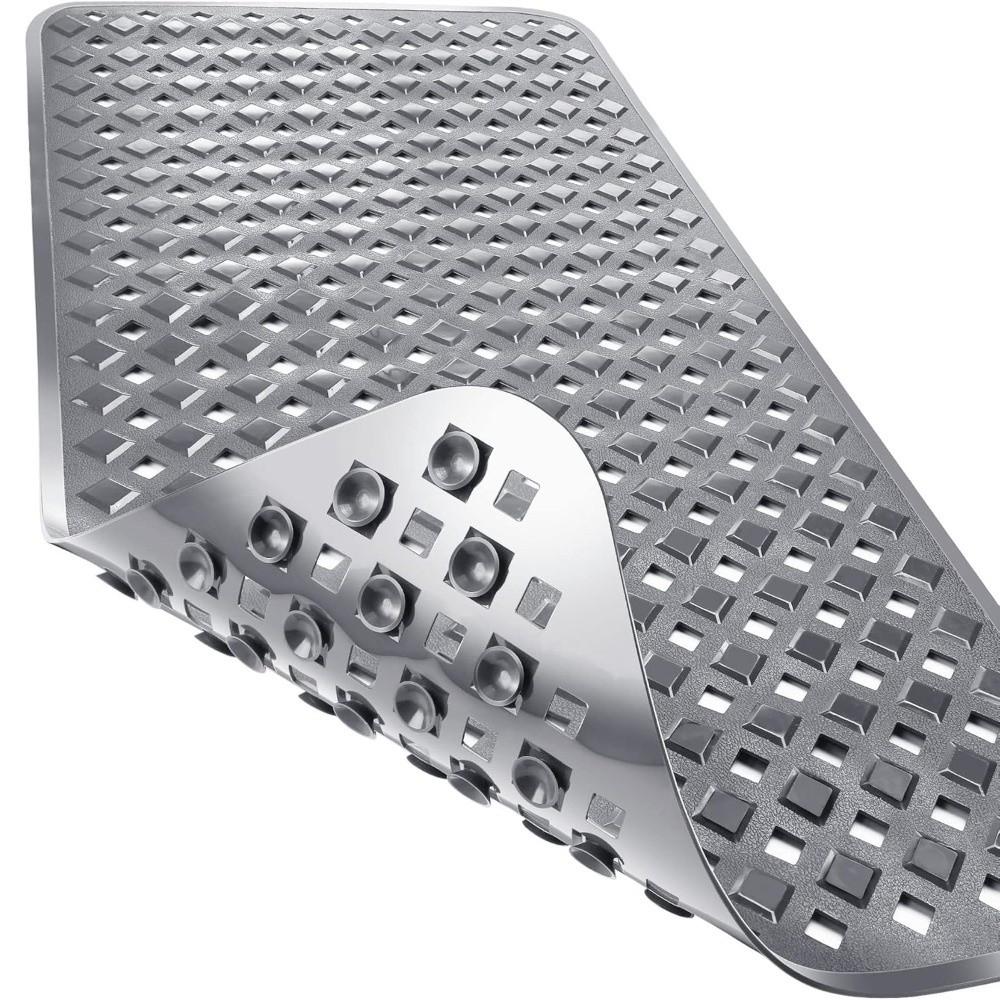 Новый удлиненный коврик для ванны 70x40 см, материал ПВХ, присоски, противоскользящий коврик, водостойкий, складной коврик для ванной комнаты, для использования в ванной