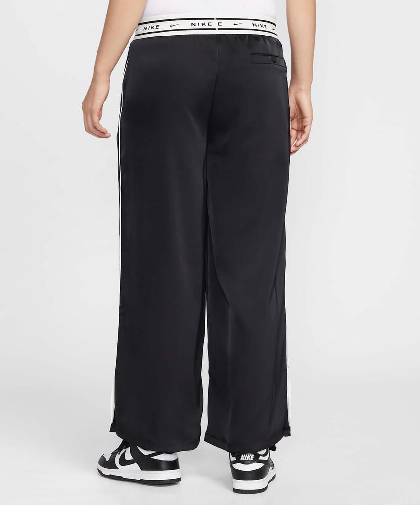 NIKE Sportswear Loose Fit Mid-Rise Satin Pants W - Black:Sale / Ih1327-010