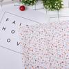 7Pcs Orange patchwork fabric set 25*25cm small floral fabric  handcraft decoration making