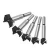 5pc Woodworking Flat Wing Drilling and Reaming Hinge Drill Bit 15-35mm Drilling Bit Hole Opener Cutting Tool Set