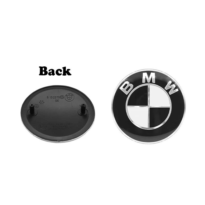 ta122Pcs 74mm 82mm Car Hood Emblem Front Bonnet Logo Trunk Badge Accessories For BMW E90 E46 F10 F30 E87 F20 G20 E60 E61 F25 E36 X3