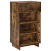 Shoe Cabinet 48 X 38 X 87.5 Cm Engineered Wood Smoked Oak