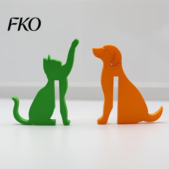 Creative Toy Hook 3D Printed Dog/Cat Hook, Compact Decorative Door Interactive Dog Shaped Pet Shape Hanger Ornament for Living Room Bedroom