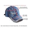 Adjustable Rhinestone Baseball Cap Women Cotton Denim Baseball Cap New Sequins Sports Cap