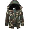Autumn and Winter Camouflage Coats, Outdoor Cold and Waterproof Military Cotton Coats, Warm Cotton Coats, Thickened Workwear, Camouflage Cotton Coats