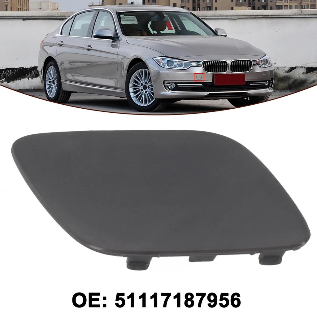 Крышка переднего прицепа автомобиля 51117187956 ABS прямая установка передняя неокрашенная черная для BMW 3 серии E92 E93