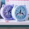 Будильник Милый Мультяшный Форма Бесшумный Движение Питание От Батареи Портативный Будильник Украшение Спальни