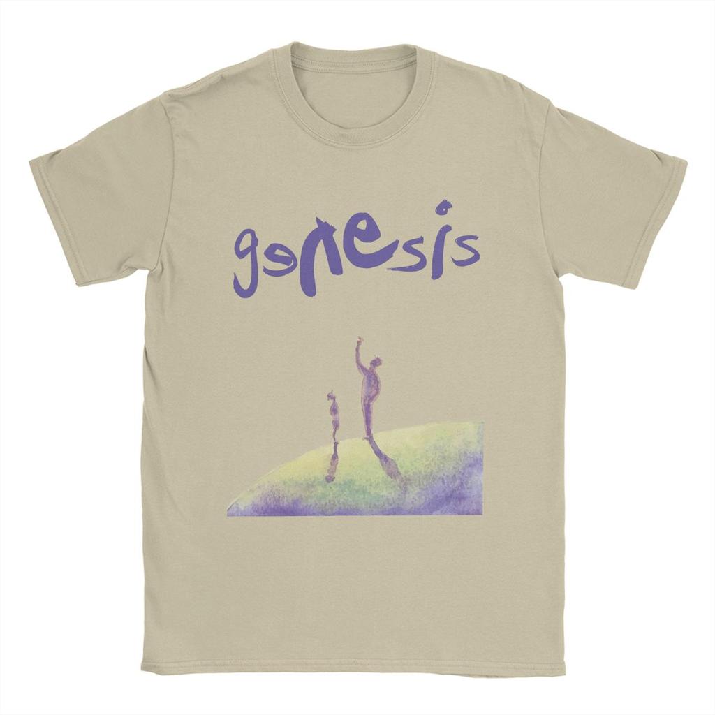 Футболки Genesis для мужчин Винтажная футболка из 100% хлопка Футболка с круглым вырезом и коротким рукавом Идея для подарка Топы