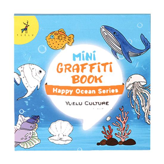 Kids Doodle Book Kids 5 Themes 50 Pictures Stimulate Imagination Portable Mini Graffiti Book with Simple Patterns