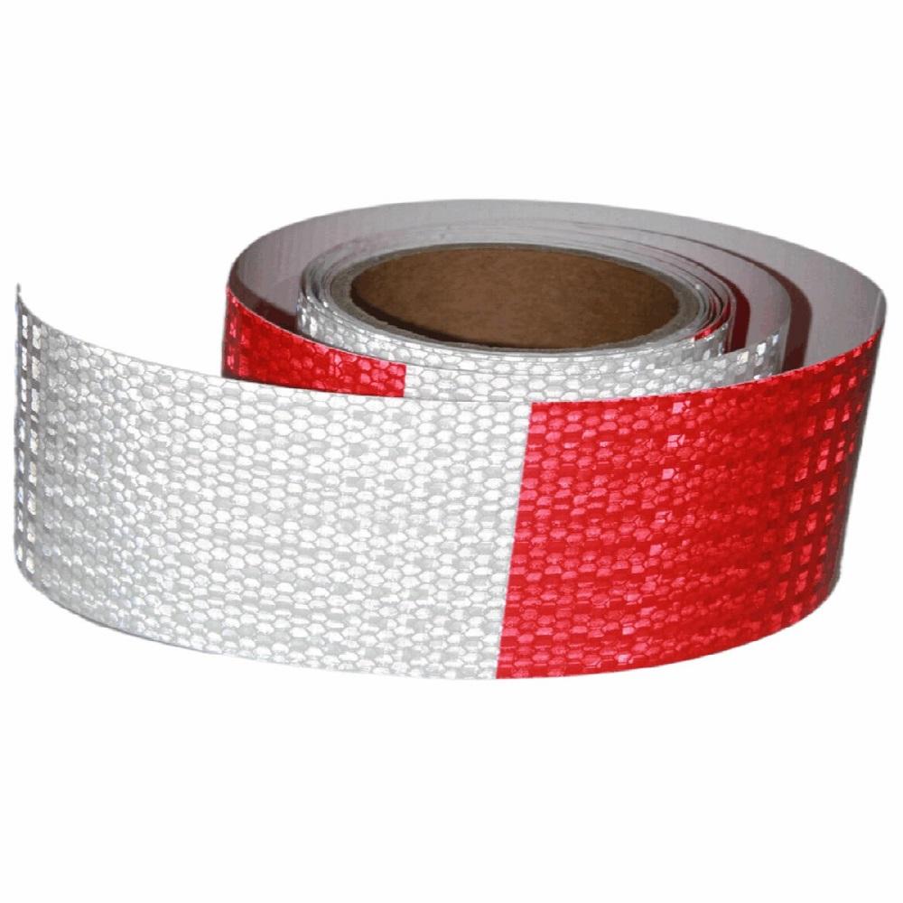 Yellow Black Twill Reflective Tape 5cm*25m Car-Styling Truck Vehicle Sticker Safety Self-Adhesive Waterproof High Reflector Film