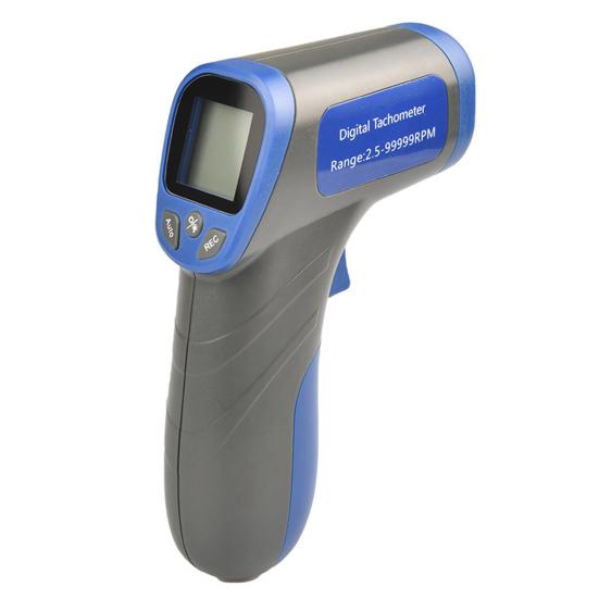 Handheld Tachometer Digital Display Non-Contact Infrared Photoelectric Type Data Hold ABS High Accurate RPM Meter Industry