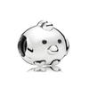 New Fine S925 Sterling Silver Bear Pig Chicken and Duck Charm DIY Bead Dangle Pendant Fit Original  Bracelet Women Jewelry