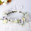 Hair Jewelry Bride Hair Band Headwear for Wedding Flower Wreaths Flower Tiara Garland Crown