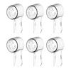 6Pcs Toothbrush Head Dustproof Covers Ventilation Hole Design Food-Grade BPA Free Reusable