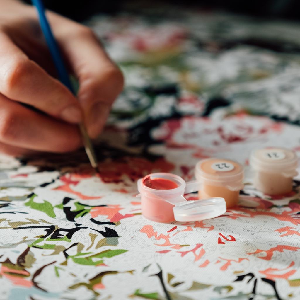 Painting by numbers hand-painted pictures gift for a special occasion