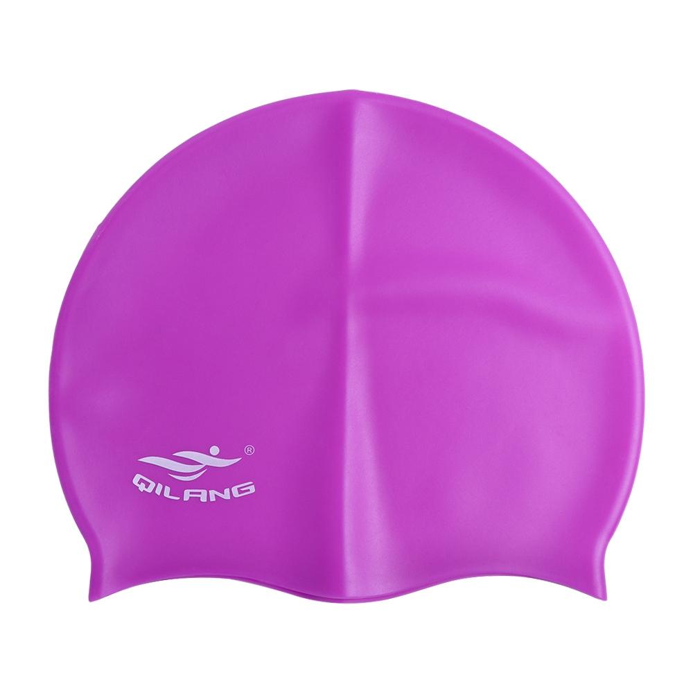 Classic High Elastic Long Hair Waterproof Flexible Silicone Colorful Swimming Hat Swimming Cap Swim Pool Hat Bathing Cap