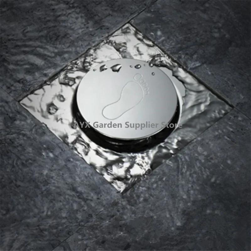 Круглый выдвижной слив для пола для ванной комнаты - напольное покрытие для душевой комнаты, сливная пробка 10X10CM 12X12CM или 15X15CM