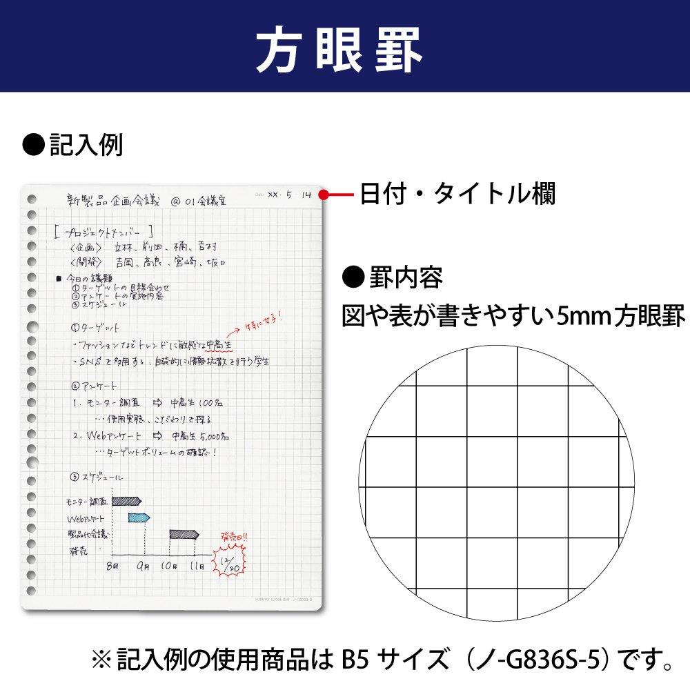 KOKUYO Campus Biz Grid A4 100 Листов для записной книжки, Листы, Нет. G816S-5