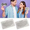Engraved Wallet Card Insert Stainless Steel Wallet Card I Love You Sentimental Keepsake Anniversary Birthday Gift for Him Husband Boyfriend