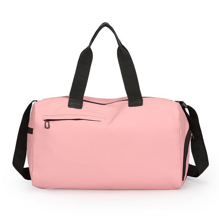 Dry and Wet Travel Bag Solid Color Fashionable Versatile Yoga Fitness Sports Bag Short-distance Water-splashing Duffle Bag