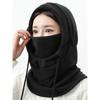 Зимняя шапка-шарф интегрированная 2024 Новое поступление Мужская и женская для езды Ветрозащитная Heattech Утепленная Уличная Защита шеи от холода Маска