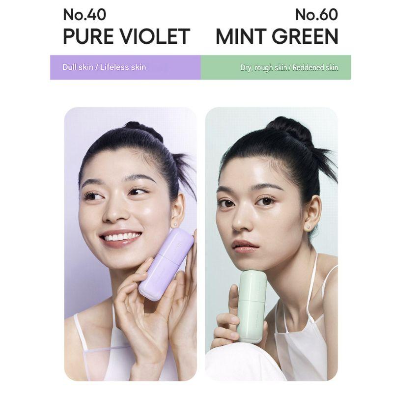 LANEIGE Skin Veil Base EX SPF28 PA++ 30ml | Tone Correcting Makeup Base (Pure Violet / Mint Green)