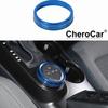 Blue 4WD Four-wheel Drive Knob Trim Cover  for Ford Bronco + Aluminum Alloy