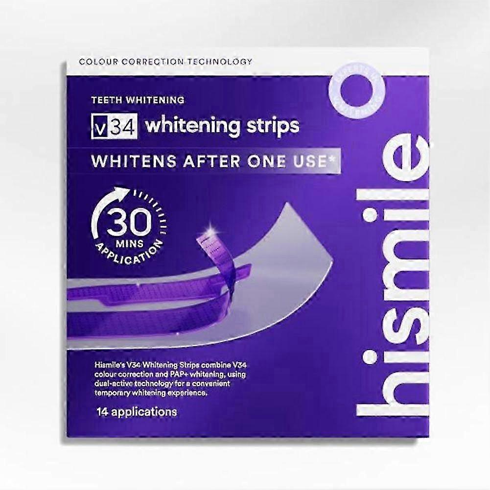 Purple Teeth Whitening Strips Gentle Formula For Daily Use Enamel Safe Instant Brightening Effect For Sensitive Teeth