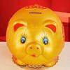 Ceramic Pig Money Jar Gold Coin Saving Box Decorative Piggy Bank  New Year Celebration