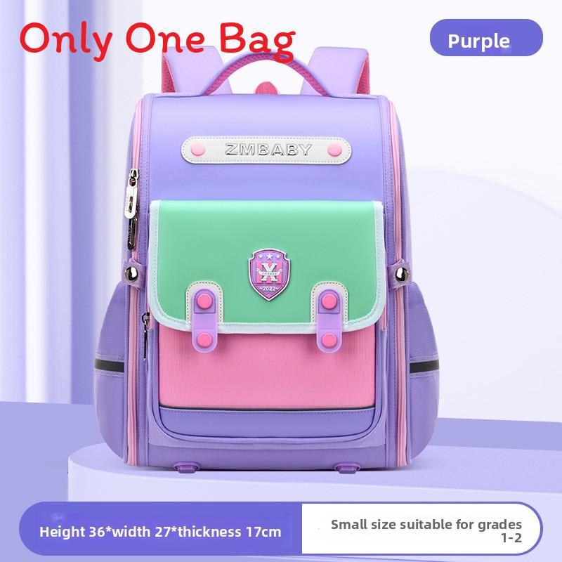 Sesame Baby School Backpack For Kids With Breathable Pu Material And Air Cushion Straps
