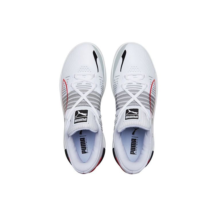 Puma Кроссовки Fusion Nitro White High Risk Red Unisex 195514-04
