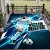 Custom Text Printed Rug Cristiano Ronaldo Non Slip Floor Carpet For Home Room Decor
