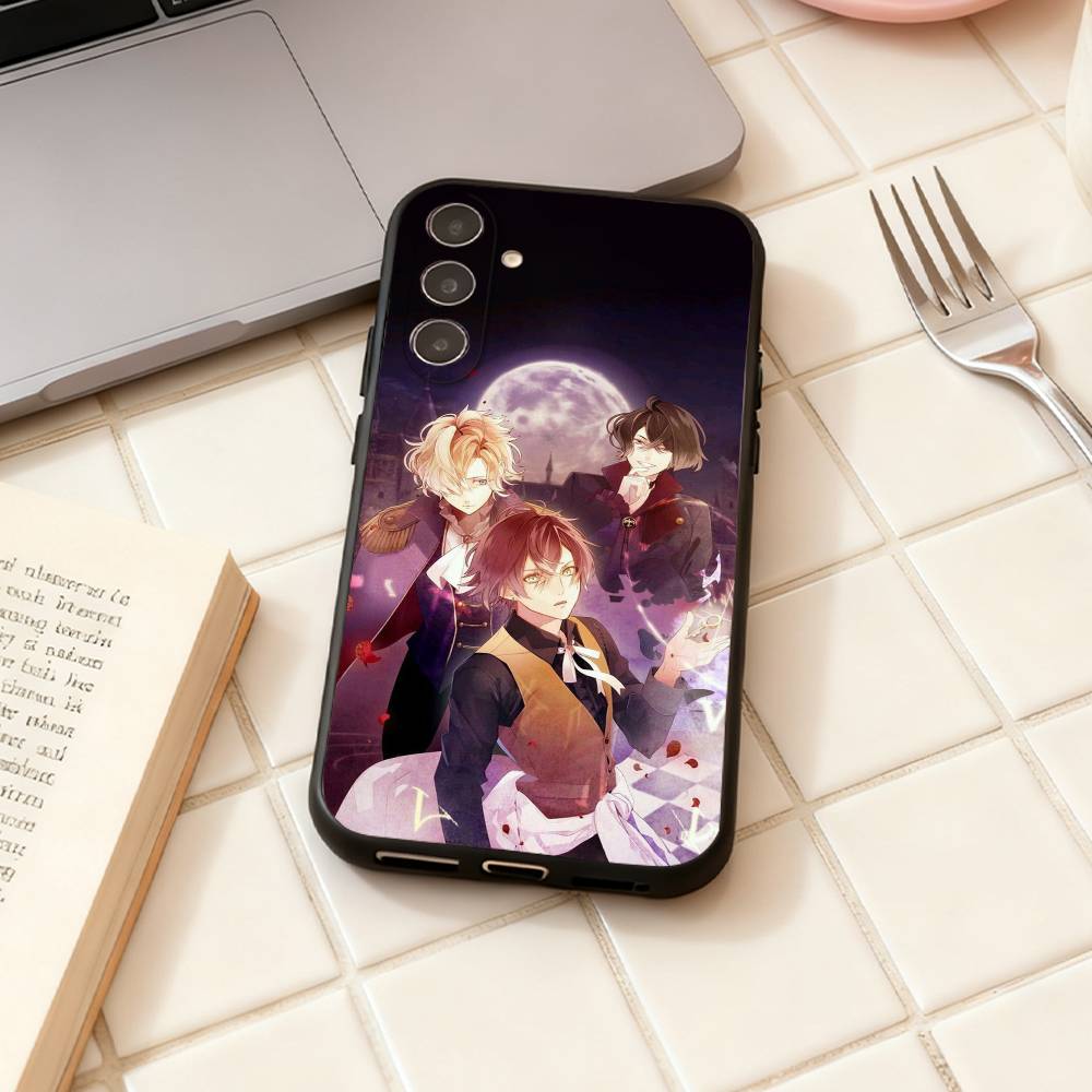 Чехол для телефона D-Diabolik-ks Anime L-Lovers для Samsung Galaxy A73, A72, A71, A70, A53, A52, A51, Другие Мягкий Черный Корпус
