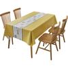 Pvc Tablecloth Waterproof And Oil-Proof Leave-In Light Luxury Student Rectangular Dining Table Tablecloth Coffee Table Cloth Table Mat