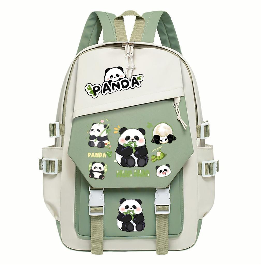 Panda Huahua Cartoon Printing Primary And Secondary School Students High Value Backpack Large Capacity Versatile School Bag