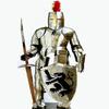 Medieval Knight Full Body Armour With Shield & Sword 15th Century Suit of Armor,