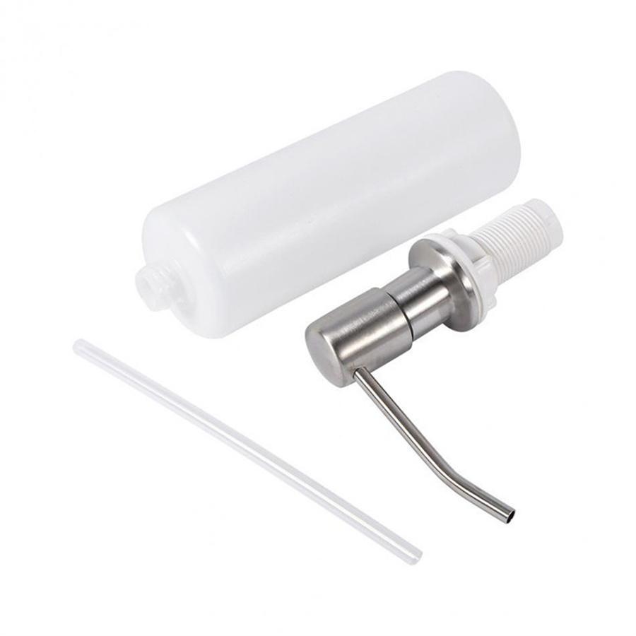 Дозатор мыла из нержавеющей стали 300 мл, кухонная мойка, мыло для рук, бутылка с помпой для жидкого мыла
