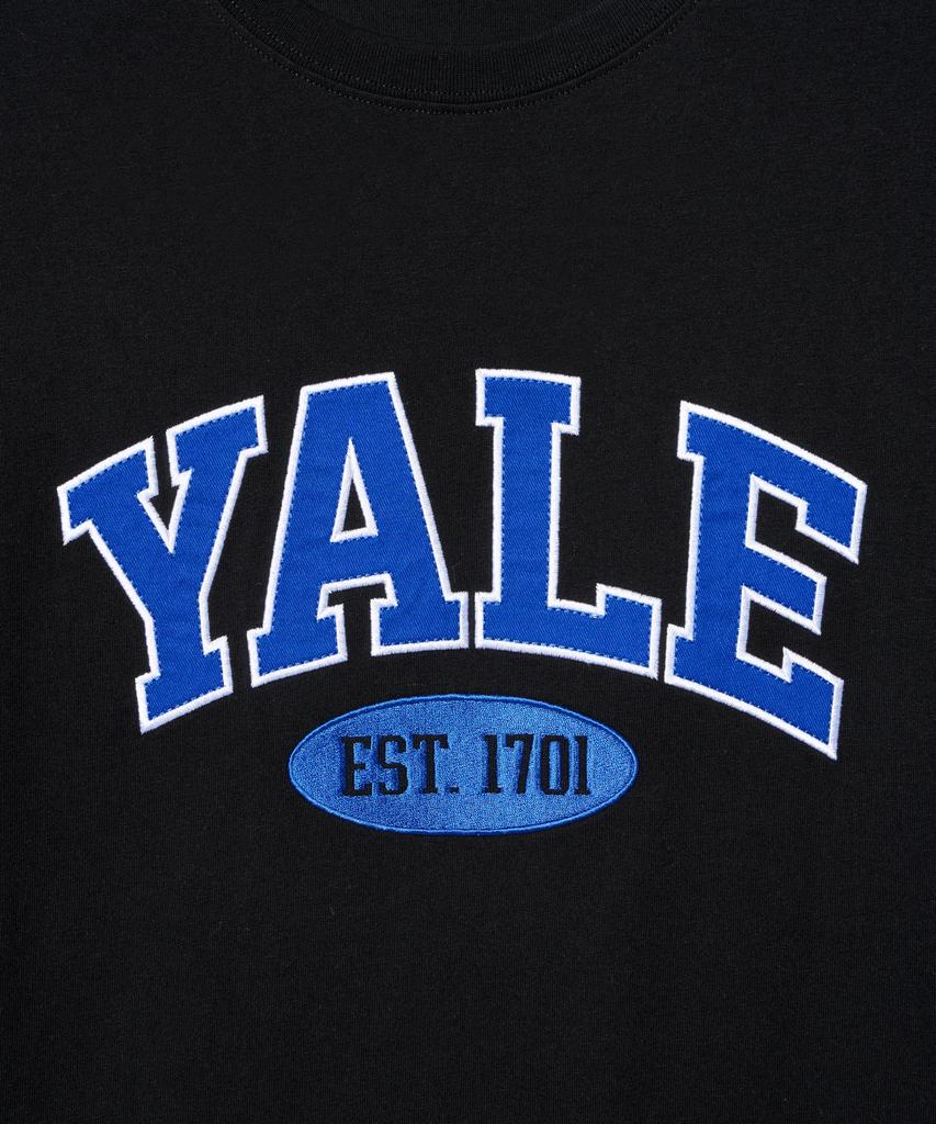YALE Футболка с коротким рукавом с двухцветной аркой_Синий