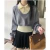 Women's Autumn/Winter Polo Neck Knit Casual Sweater
