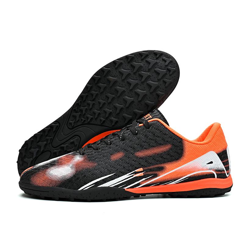 Professional men's soccer shoes TF broken nail short nail outdoor sports shoes artificial turf grip training shoes