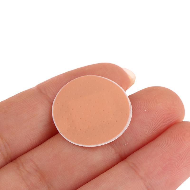 100Pcs Mini Waterproof Band Aid Round Small Wound Dressing Medical Fixation Tape