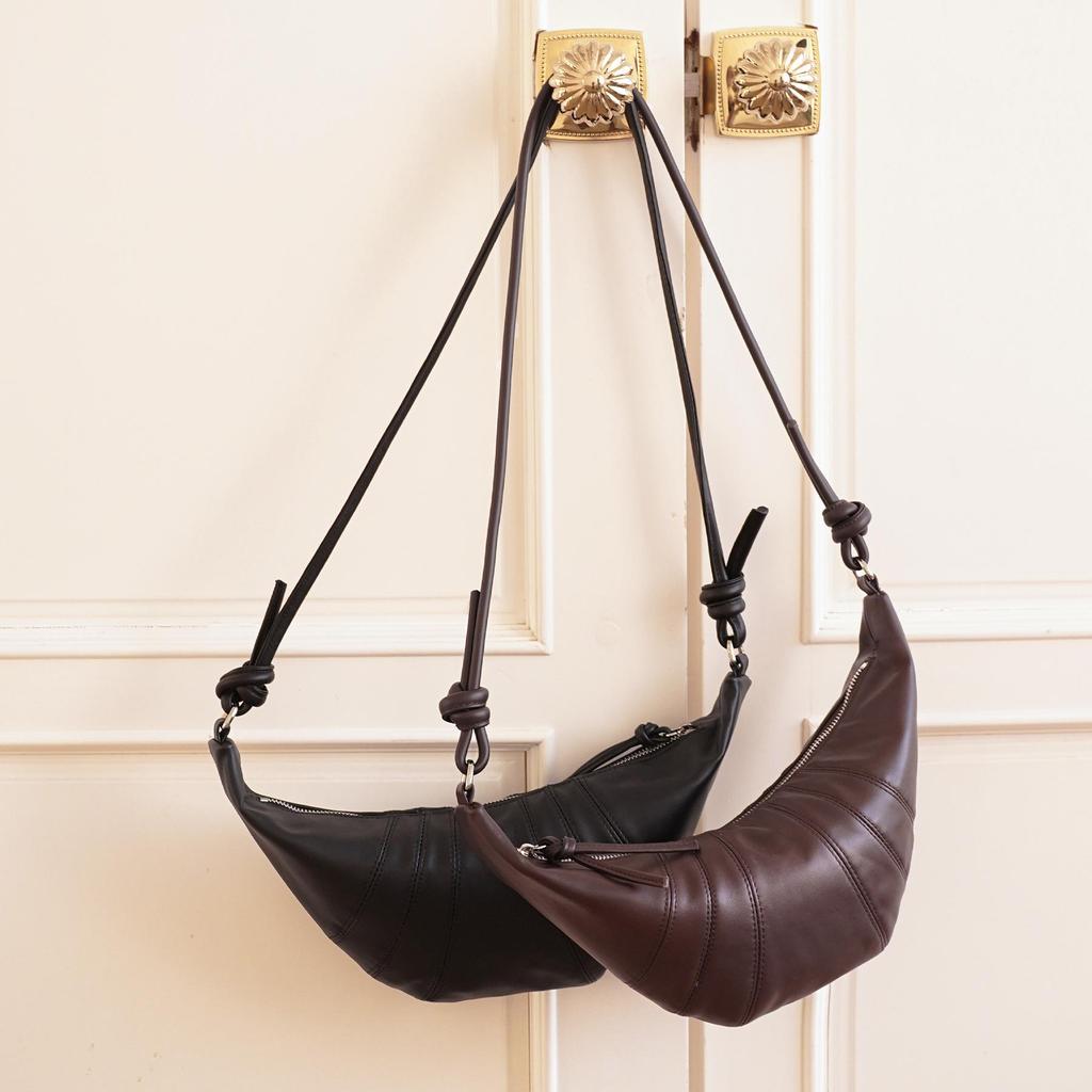 Модная универсальная сумка-кроссбоди в форме круассана - Женская популярная сумка-пельмень