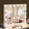 Hansong Actress Hollywood Makeup Actress Lighted 3 Color Light Adjustable Includes 14 LED 10x Magnifying White Mirror, Mirror, Mirror, Mirror, Mirror,