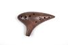 TNG Ocarina [Brown  12-Hole  AC] Single (with Dedicated Case) High-Quality Ocarina for Wind Instruments, Purple Sand